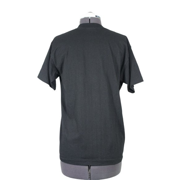 Hef-T by Tee Jays 80s 90s graphic print retro single stitch US made t-shirt M - Picture 3 of 12